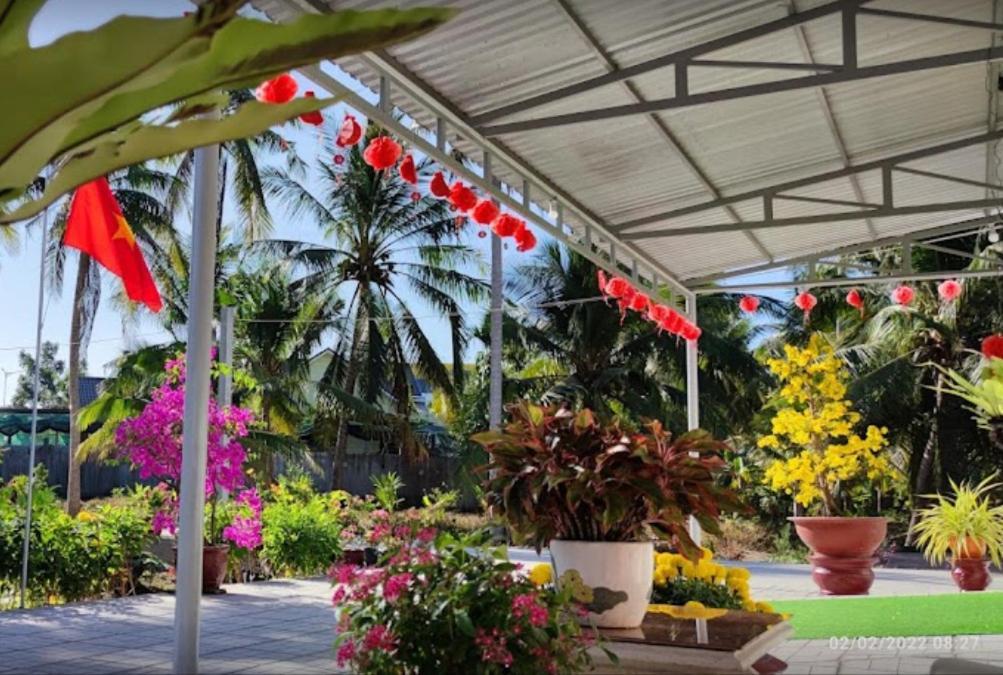 Nhà nghỉ Trúc Mây Ben Tre Exterior foto